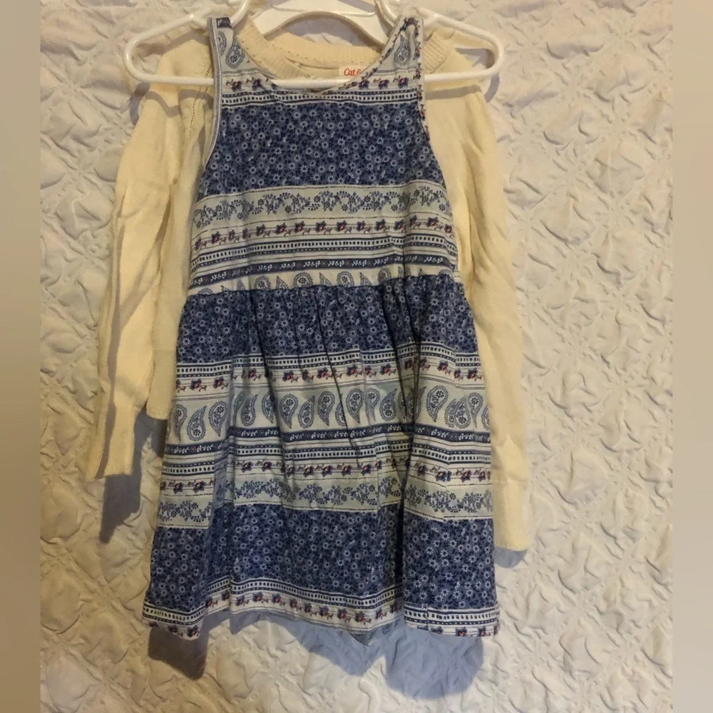 2T bundle! Sweater Cardigan AND H&M Dress